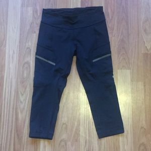 Lululemon Black Running Cropped Pant